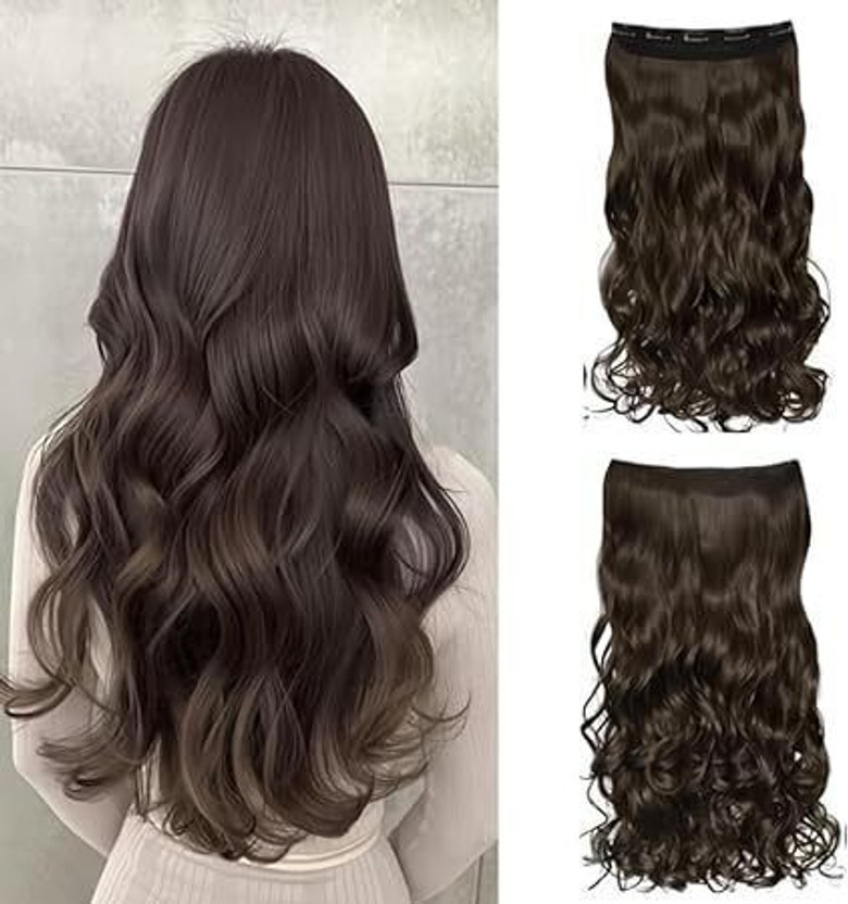 Flipkart A H S Natural Curly Brown Long Extension Accessories For Women/Girls Hair Extension - Flipkart Deal