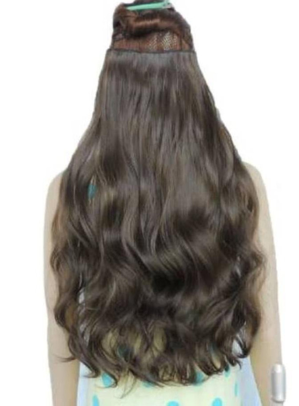 D-DIVINE Natural Brown Clip in Hair Extension