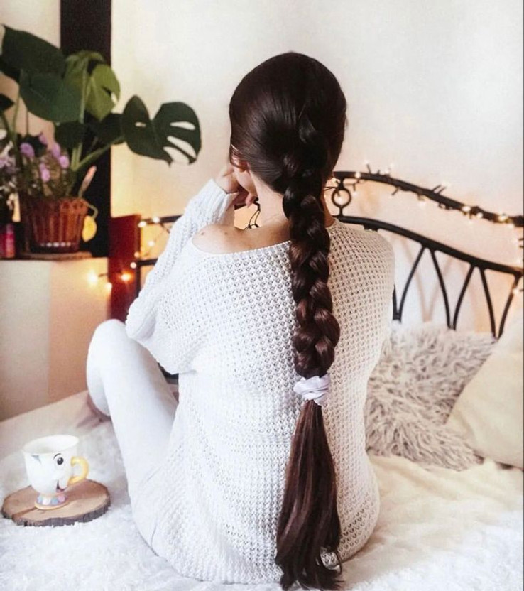 Glowkart Glowkart ( India Fashion Kart ) Nice 26 inch Choti high quality Brown hair extension Hair Extension - Flipkart Deal