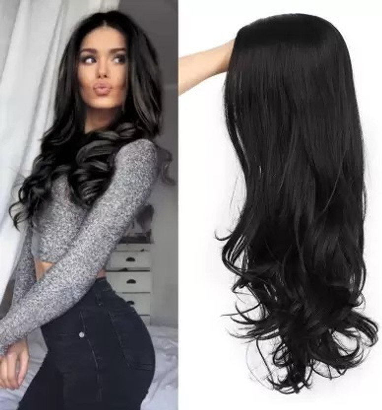 raw silk hair women wig with synthetic hair for natural hair look Hair Extension