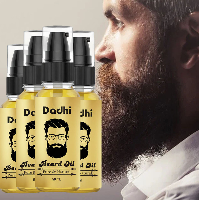 Dadhi Beard Oil for Men 50ml Pack of 4 | Growth & Care Hair Oil(50 ml)