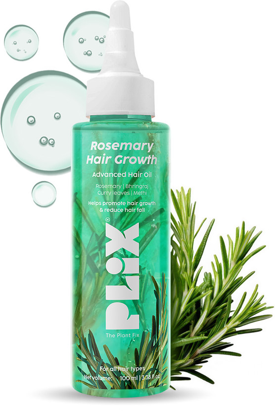 The Plant Fix Plix Rosemary Hair Growth Advanced Hair Oil | Reduces Hair Fall & Strengthens Hair | Hair Oil(100 ml)