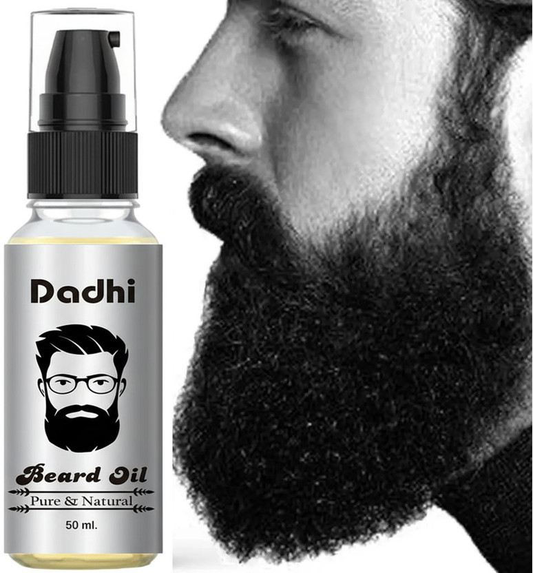 Dadhi Dadhi Natural Beard Growth Oil Silver for Smooth & Thick Beard – 50ml Hair Oil(50 ml) - Flipkart Deal