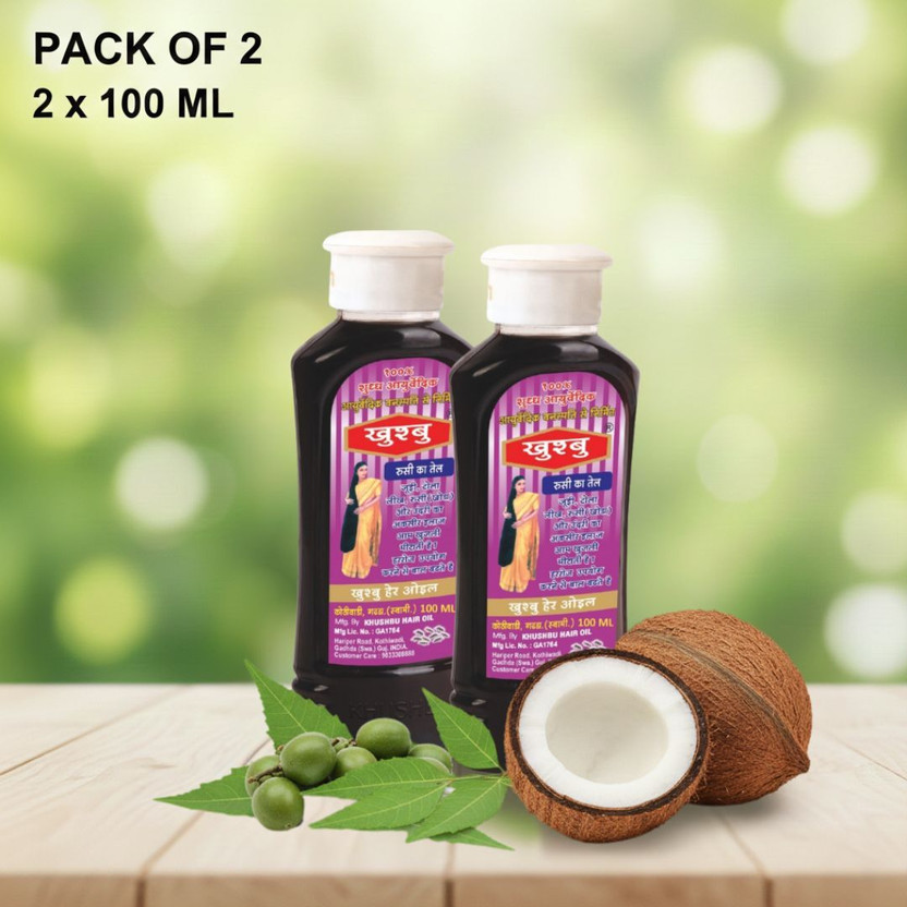 Khushbu anti-dendruff & Lice Killer Hair Oil With 100% Side Effect-Free Formulation Hair Oil(100 ml)