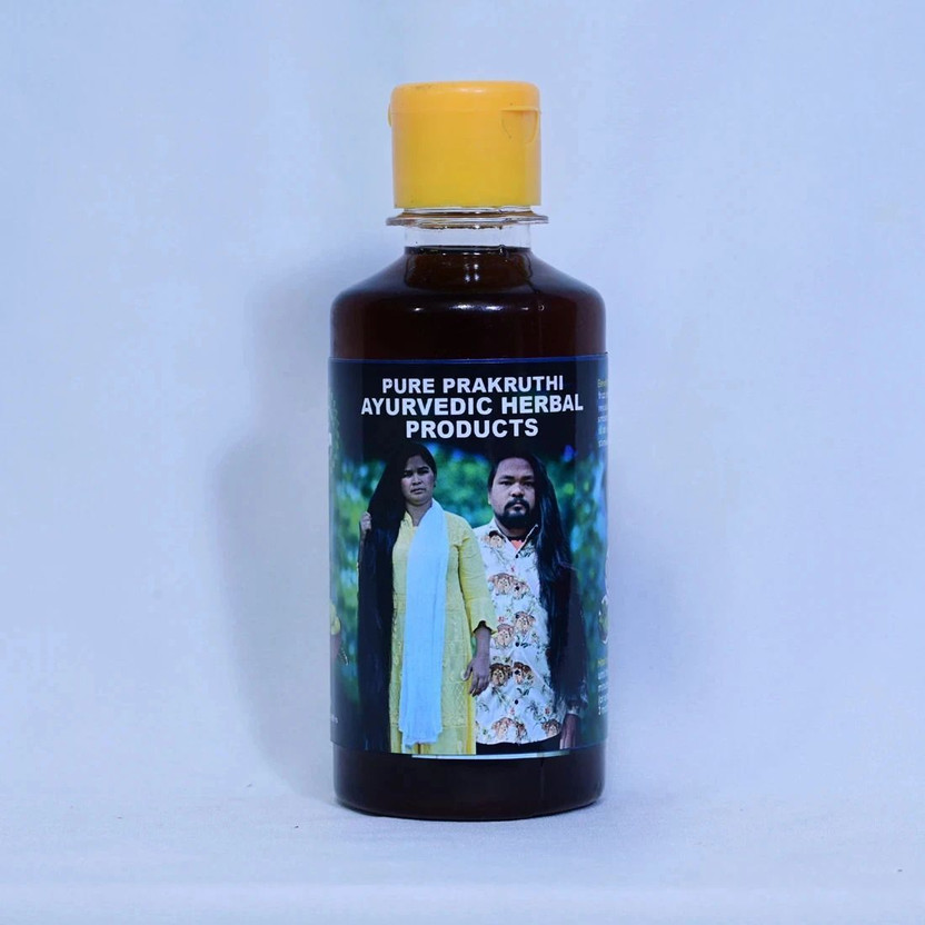 PURE PRKRUTHI AYURVEDIC PRODUCTS Herbal Hair Oil 200ml Ayurvedic Herbs Hair Oil(200 ml)