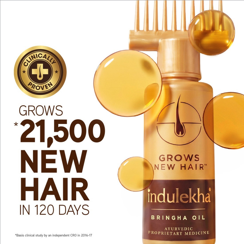indulekha Bringha Ayurvedic Oil, for Hair Fall Control & Growth Hair Oil(50 ml)