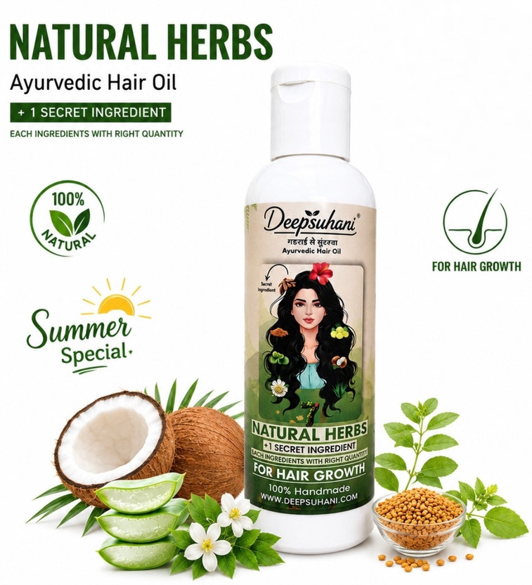 deepsuhani Shuddh Ayurvedic Hair Oil 100% Handmade Hair Oil(100 ml)