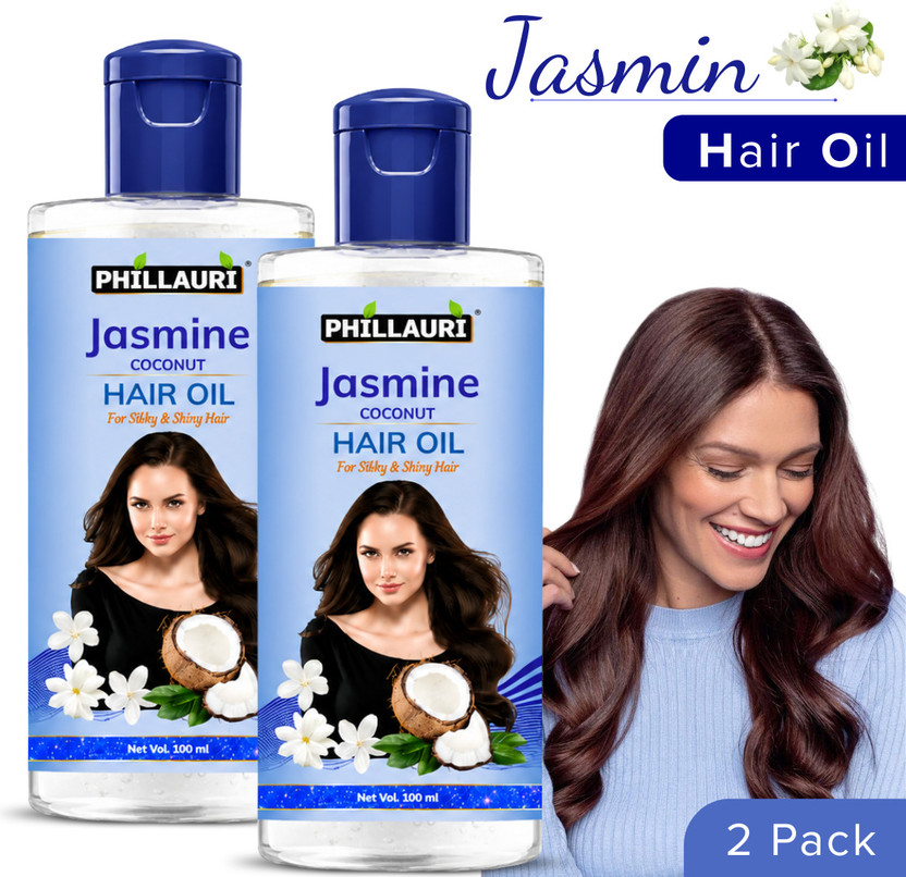 Phillauri Jasmine Coconut Hair Oil | Hair & Scalp Oil | Hair Growth Oil | Men & Women Hair Oil(200 ml)
