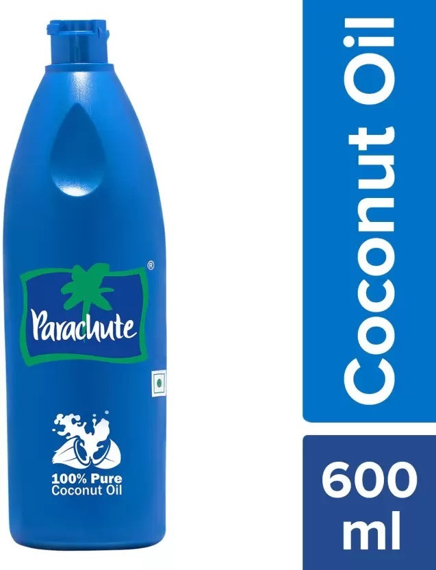 Parachute 100% Pure Coconut Bottle 600ml^ Hair Oil(600 ml)