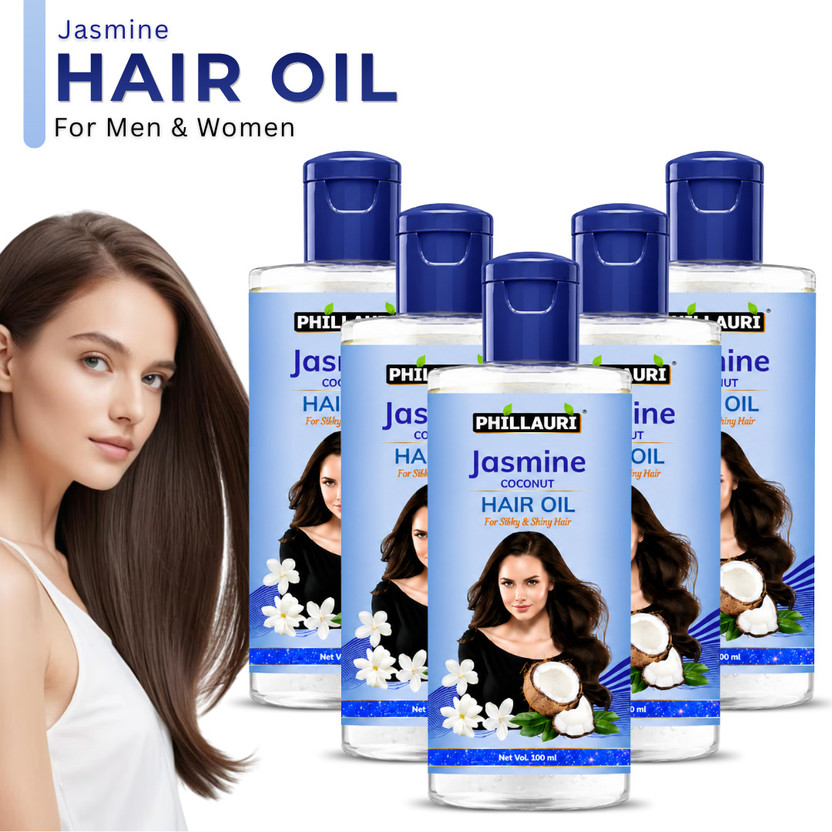 Phillauri Phillauri Jasmine Coconut Scalp Hair Oil | Regular Hair Use | For Daily Use Hair Oil(500 ml) - Flipkart Deal