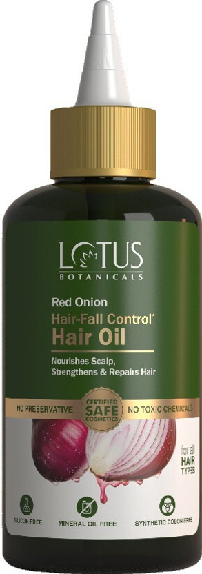 Lotus Botanicals Red Onion Hair-Fall Control| Nourishes Scalp & Repairs Hair Oil(200 ml)