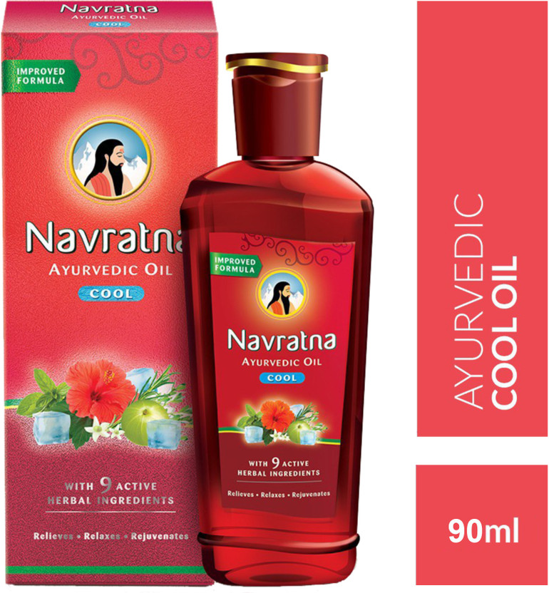 Navratna Cool Ayurvedic Hair Oil(90 ml)
