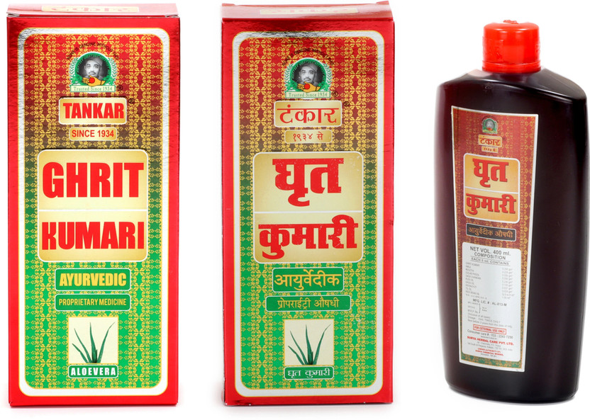Tankar Tankar Ghrit Kumari AloeVera Ayurvedic Oil for Hair Fall & Growth (Qty 3) Hair Oil(300 ml) - Flipkart Deal