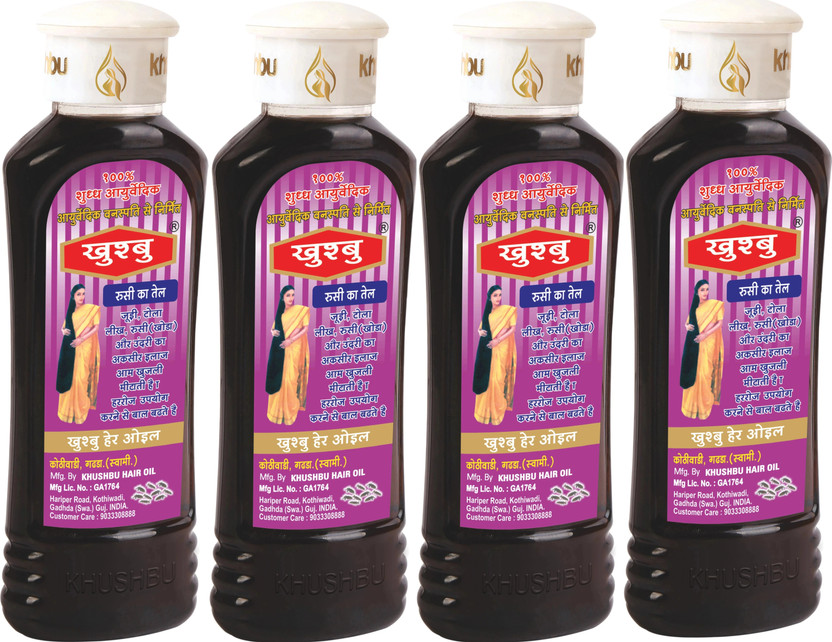 Khushbu Anti Dandruff & Lice Hair Oil 100 ML (PACK OF 4) Hair Oil(400 ml)