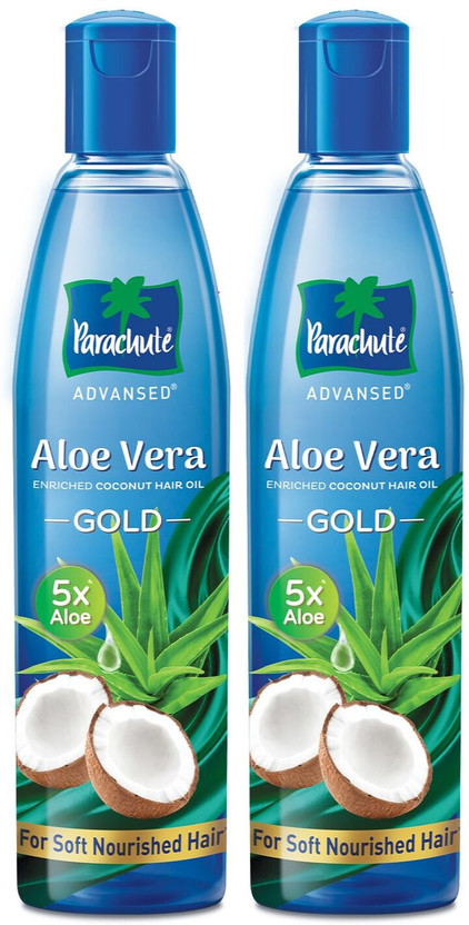 Parachute Advansed Aloe Vera Coconut Hair Oil GOLD, 5X Aloe Vera, Makes hair Sooperr soft Hair Oil(800 ml)