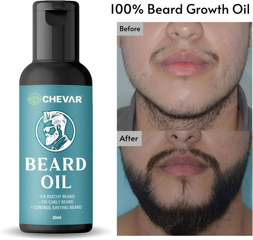 Chevar Beard Oil Fast Acting Beard Growth Oil Solution oill Hair Oil(30 ml)