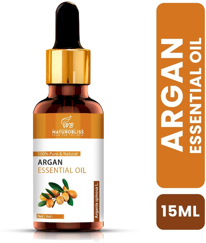 NaturoBliss Moroccan Argan Oil Hair ,Heal Dry Scalps, Repair Damage Hair Hair Oil(15 ml)