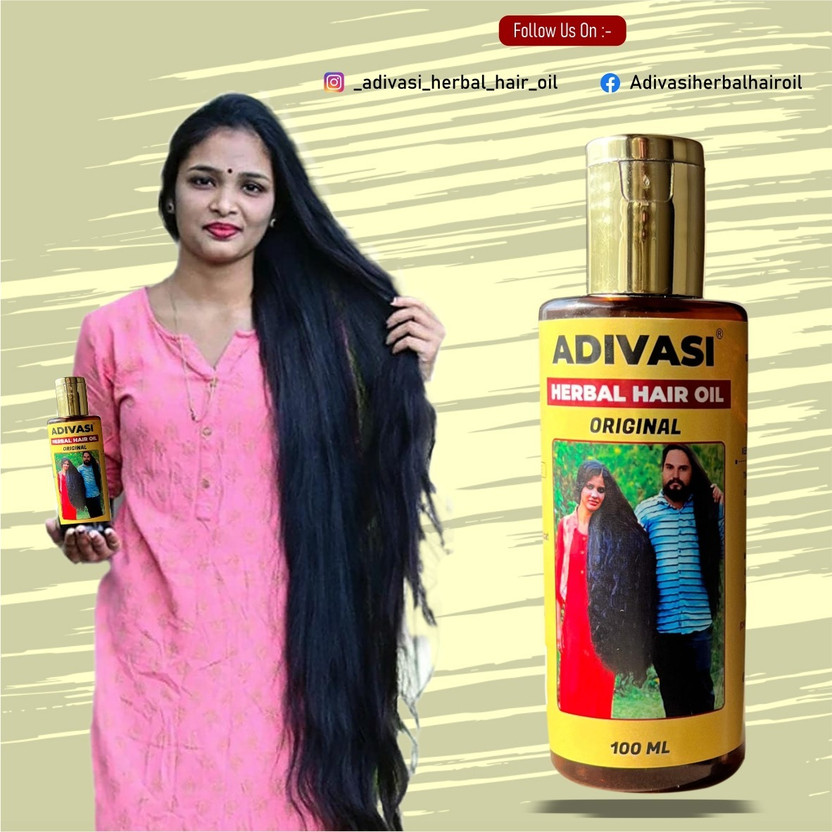 Adivasi Adivasi Herbal Hair Oil – 100% Strength & Shine in Every Drop Hair Oil(100 ml) - Flipkart Deal