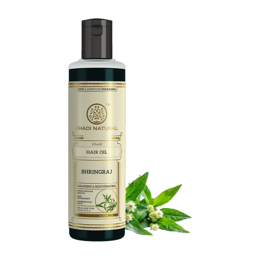 KHADI NATURAL Bhringraj Hair Oil for Strong Healthy Hair Hair Oil(210 ml)