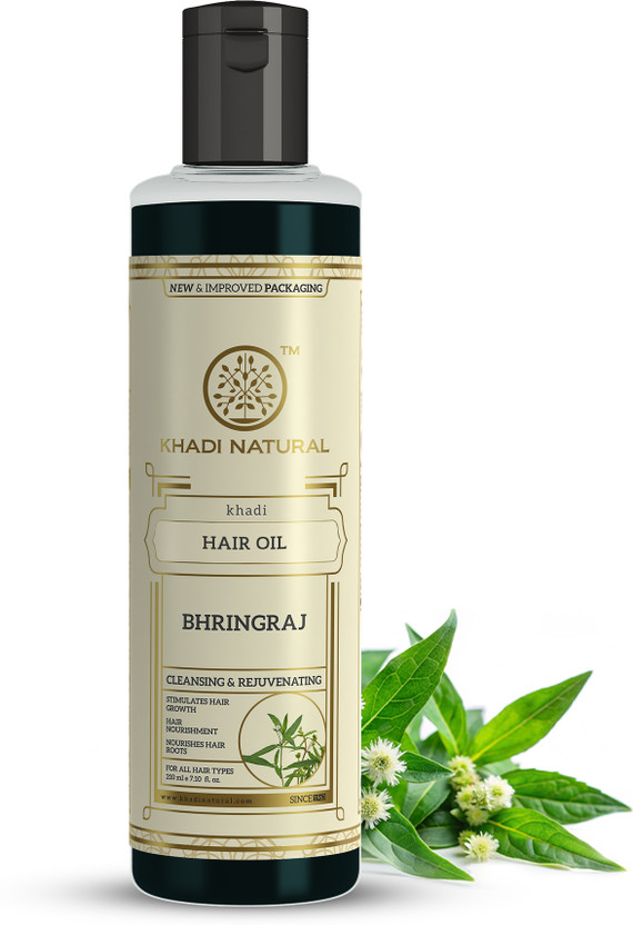 KHADI NATURAL Bhringraj Hair Oil for Strong Healthy Hair Hair Oil(210 ml)