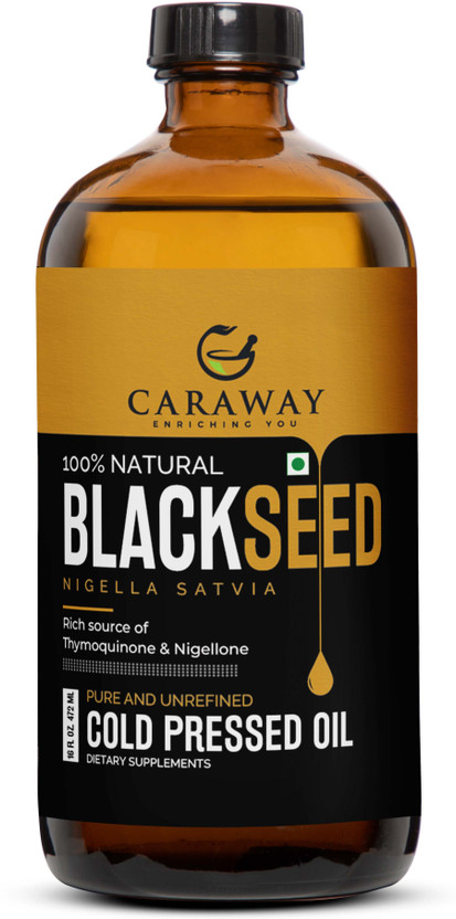 Caraway Caraway Cold Pressed Black Seed (Kalonji) Oil For Hair Growth, Drink & Skin Care Hair Oil(475 ml) - Flipkart Deal