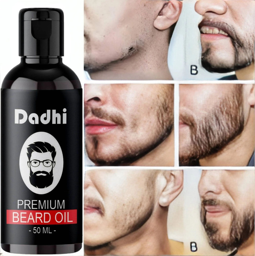 Dadhi Beard Oil For Men Fast Beard Growth - Each 50ml Hair Oil 50g Hair Oil(50 ml)