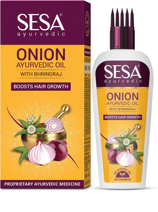 SESA Ayurvedic Onion Hair Oil for Hair Growth and Prevents Hairfall Hair Oil(100 ml)