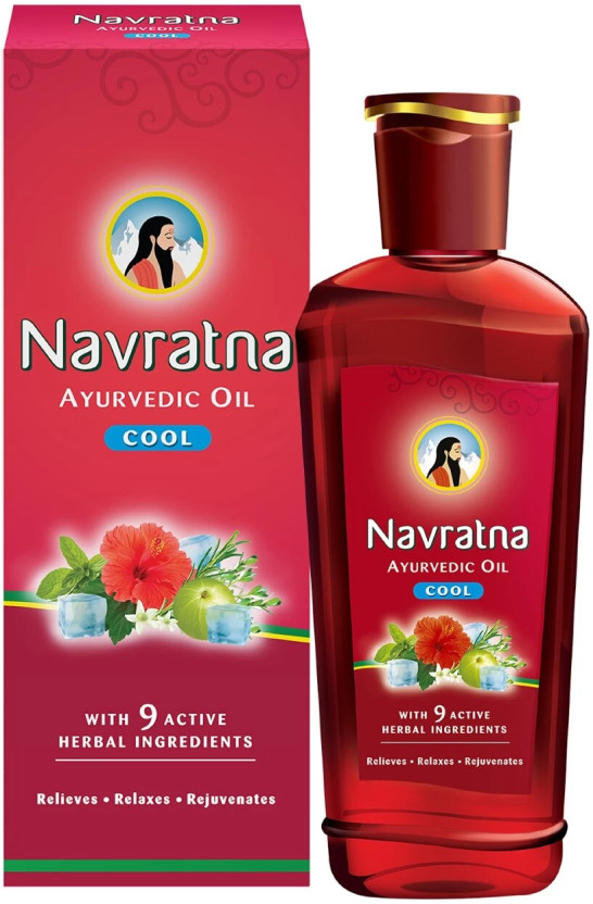 Navratna Ayurvedic Cool  Hair Oil(600 ml)