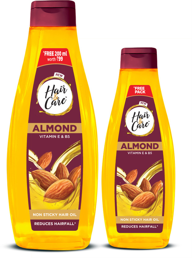 HAIR & CARE with Almond, Non-Sticky Oil Hair Oil(500 ml)