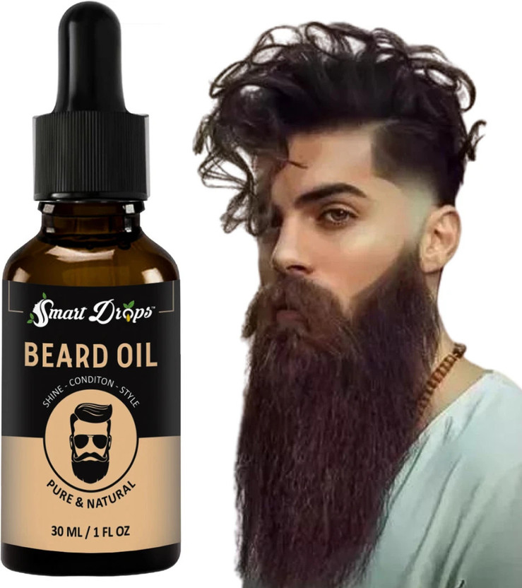 smartdrops Beard Hair Growth Oil for Thicker & Longer Beard Growth  Hair Oil(30 ml)