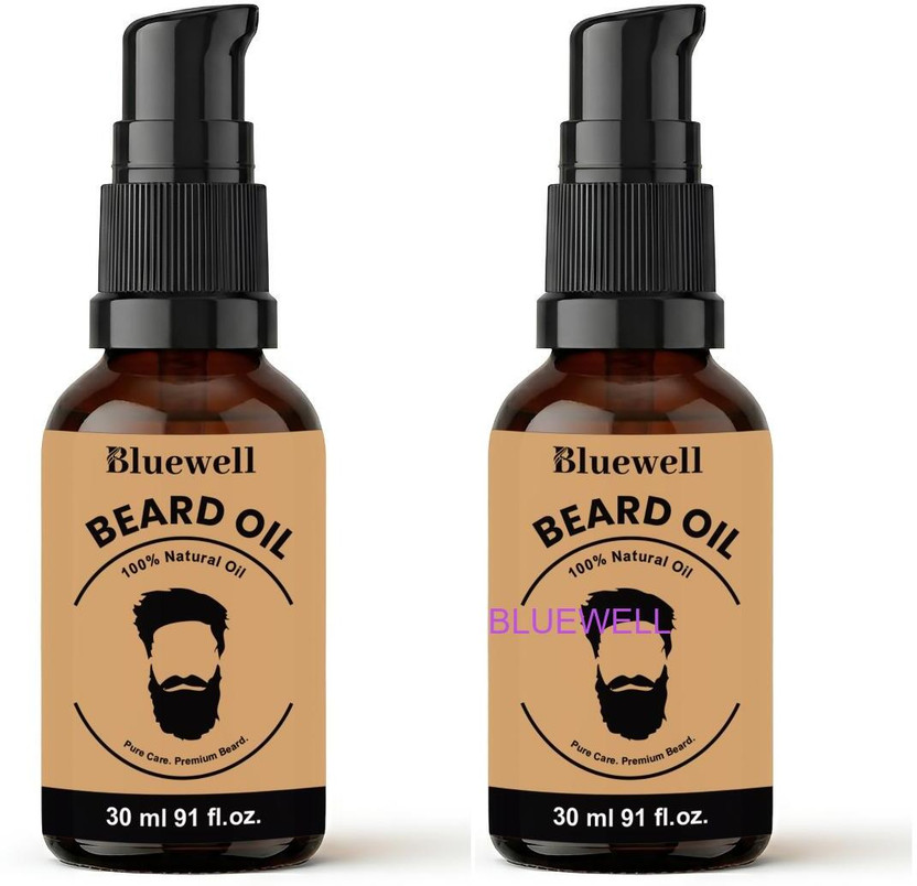 BLUEWELL Beard Care Oil for Men | Smooth Beard Look Hair Oil(60 ml)