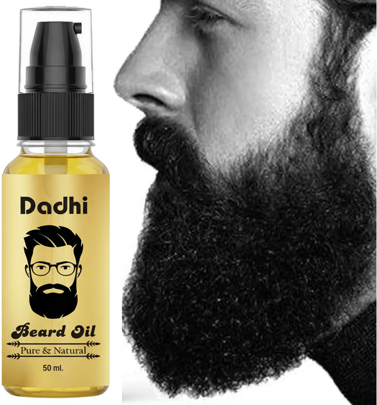 Dadhi Beard Growth Oil Gold – Strong, Soft & Fuller Beard Care 50ml Hair Oil(50 ml)