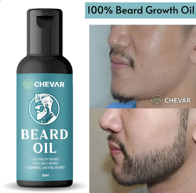 Chevar Beard Oil Beard Growth Oil For Men Beard Oill Hair Oil(30 ml)
