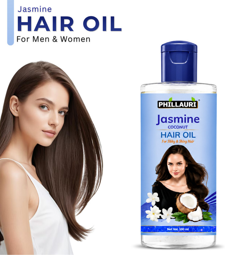 Phillauri Phillauri Jasmine Coconut Scalp Hair Oil | Regular Hair Use | For Daily Use Hair Oil(100 ml) - Flipkart Deal
