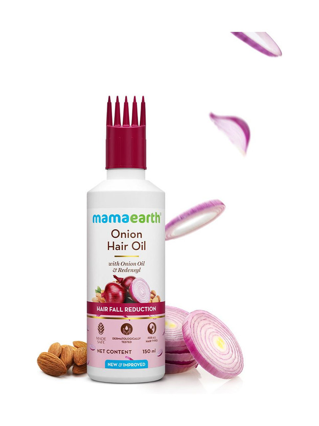 Mamaearth Onion Oil Promotes Hair Growth & Controls Hairfall Hair Oil(150 ml)