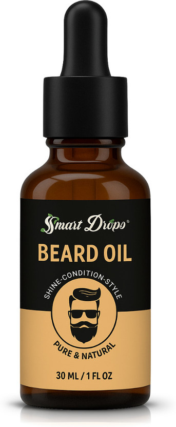 smartdrops 10x Supreme Quality Beard Growth With Advanced Formula Based Hair Oil(30 ml)