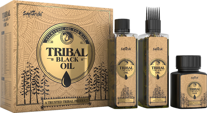 TBO Tribal Black Hair Growth Oil Hair Oil(350 ml)