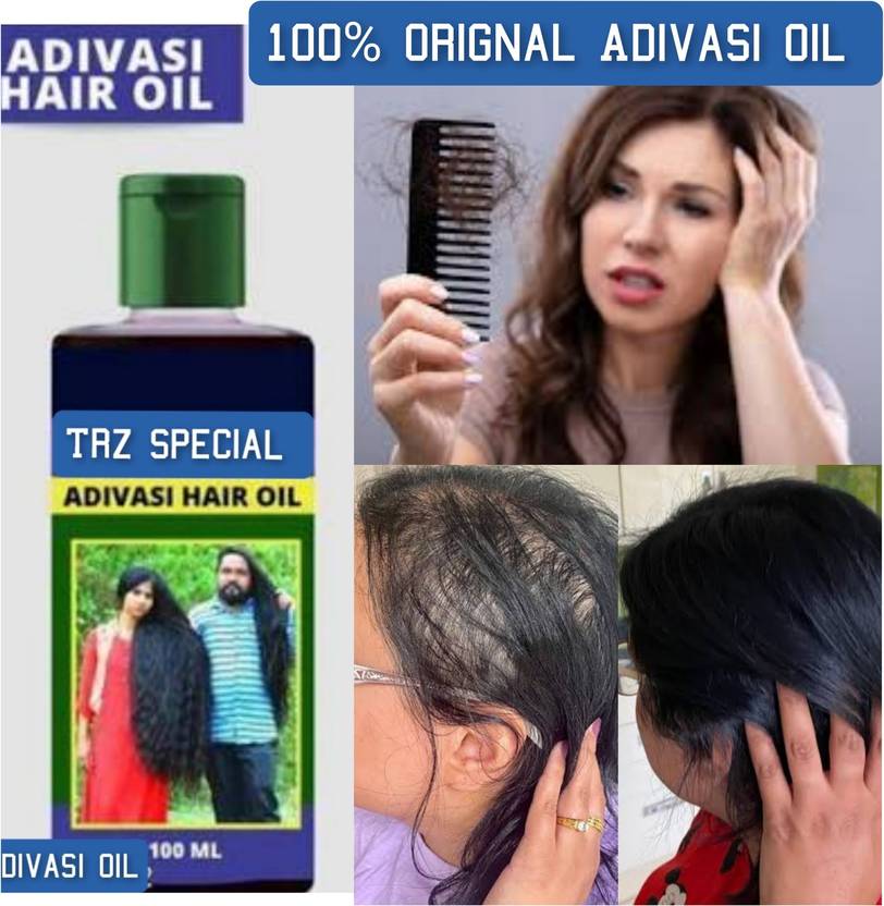 TRZ Adivasi Hair Oil for Shiny Hair Long Dandruff Control Hair Loss Long Hair Hair Oil
