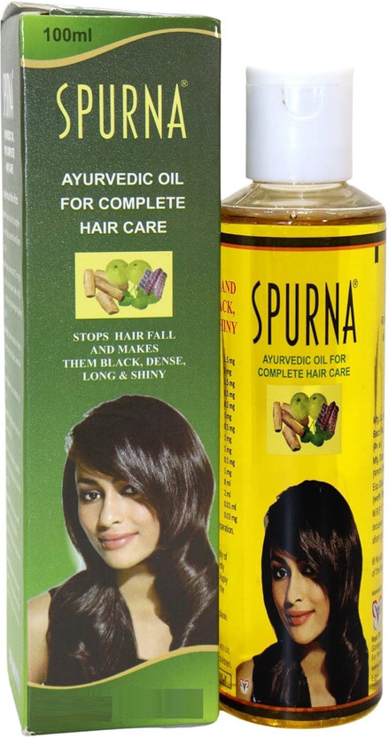 SPURNA Ayurvedic Hair Oil 100ml - with 8 Natural Herb extracts Hair Oil(100 ml)
