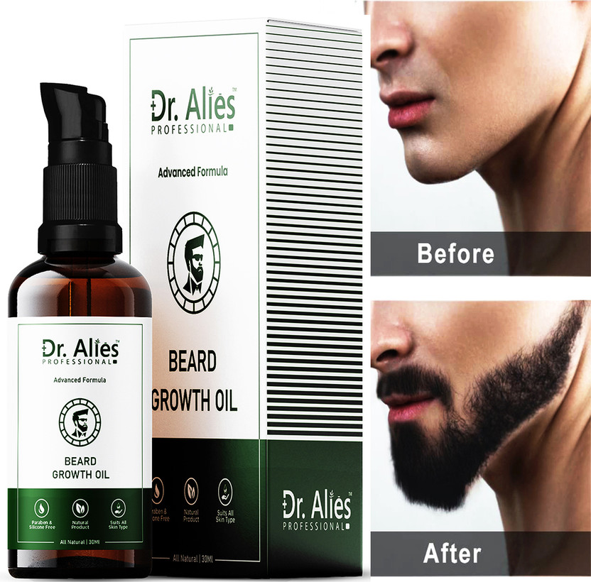 Dr. Alies Professional Premium Beard Growth Oil for Strong and Healthy Beard Growth - No SLS, No Paraben Hair Oil (30 ml) Hair Oil(30 ml)