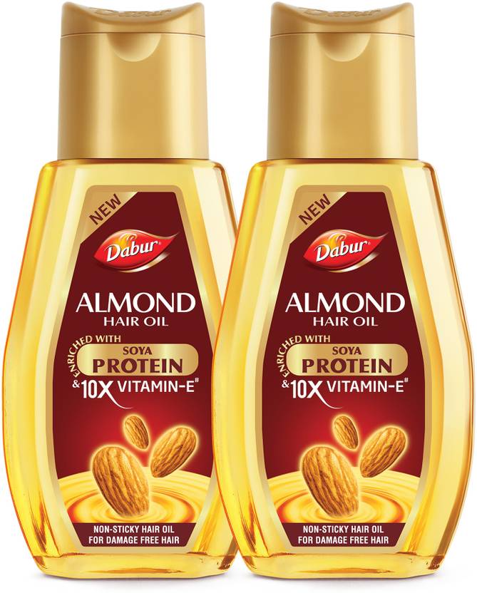 Dabur Almond Pack of 2 Hair Oil 1000 ml