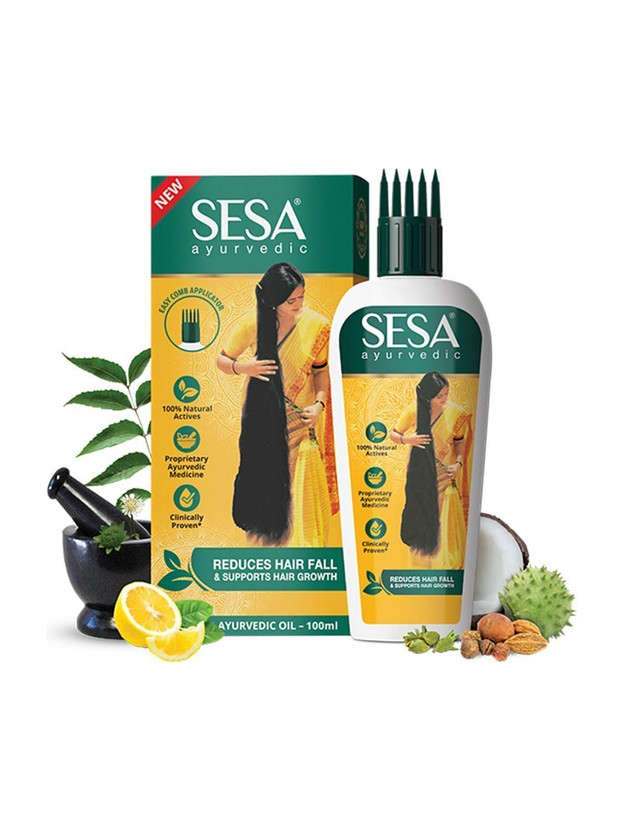 SESA Ayurvedic Hair Growth Oil with Bhringraj & 17 Rare Herbs Prevents Hair Fall Hair Oil(100 ml)