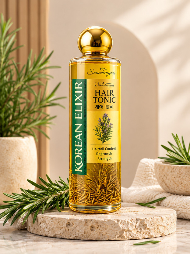 SAUNDARYAM SAUNDARYAM Korean Rosemary & Methi Dana Hair Tonic For Hair Growth|Hair Fall|Dandruff Hair Oil(200 ml) - Flipkart Deal