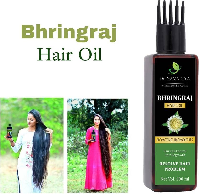 Dr. NAvadiya Bhringraj Hair Oil For Hair Regrowth, Dandruff Control