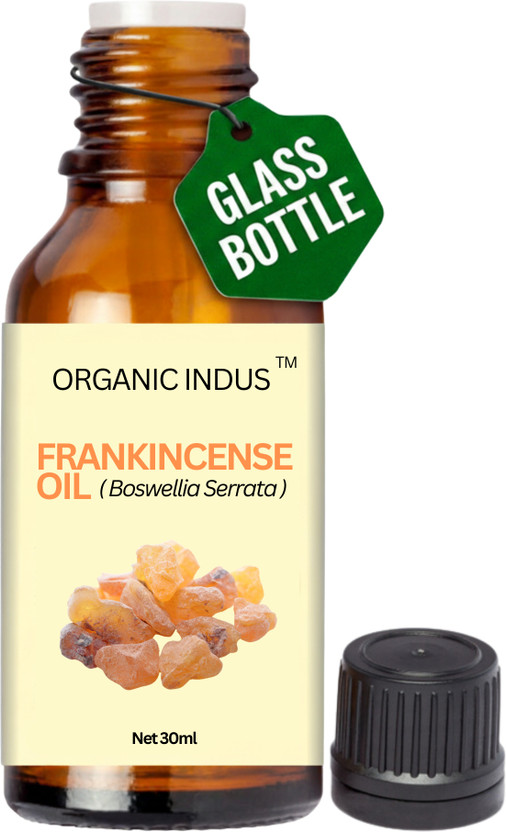 Organic Indus Frankincense Oil 30ml for Deep Meditation, Skin Renewal, and Spiritual Grounding Hair Oil(30 ml)