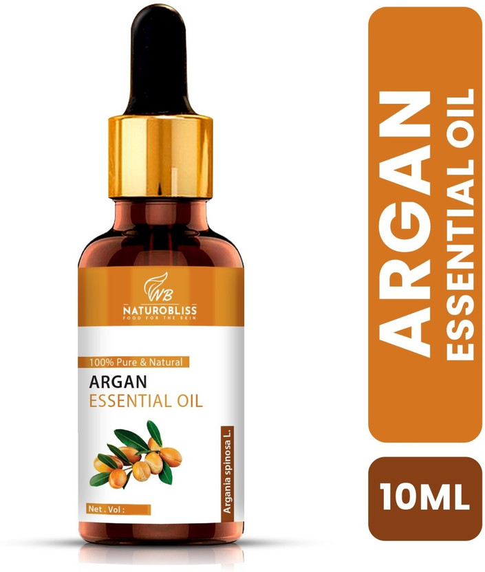 NaturoBliss Pure Moroccan Argan Oil for Hair Growth, Hair Oil(10 ml)