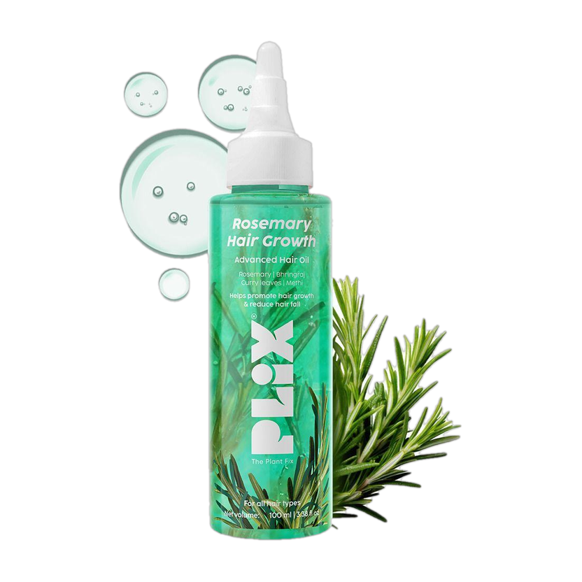 The Plant Fix Plix Rosemary Hair Growth Advanced Hair Oil | Reduces Hair Fall & Strengthens Hair | Hair Oil(100 ml)
