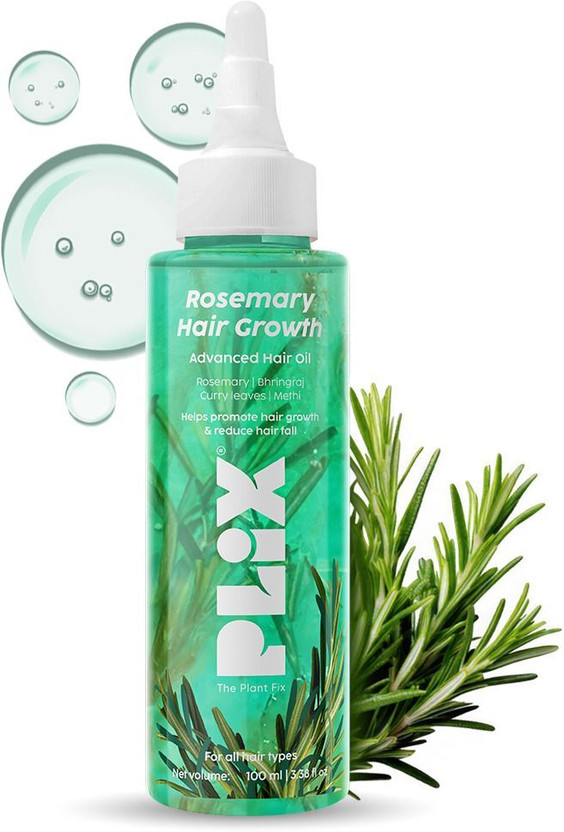 The Plant Fix Plix Rosemary Hair Growth Advanced Hair Oil | Reduces Hair Fall & Strengthens Hair | Hair Oil(100 ml)
