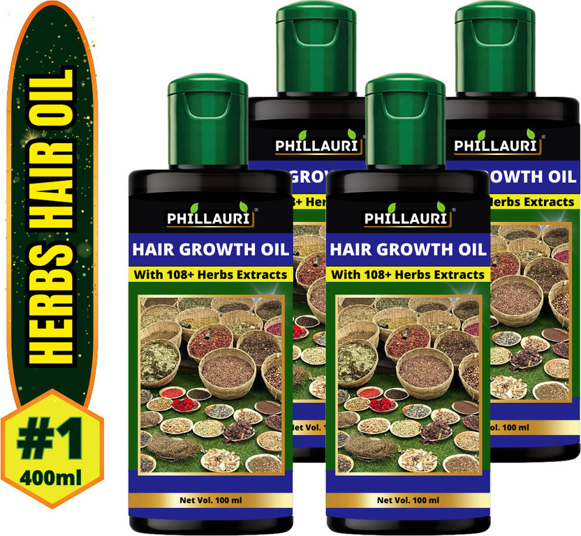 Phillauri Herbal Pure Hair Growth/Hair Fall Control Oil For Men & Women Hair Oil(400 ml)