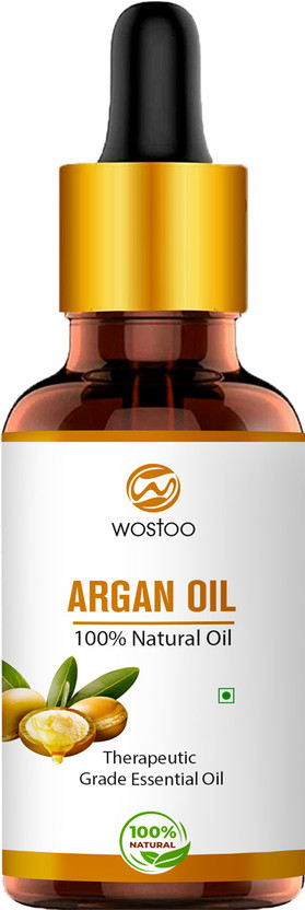 Wostoo 100% Pure & Natural Argan Oil for Dry and Coarse Hair & Skin care Hair Oil(30 ml)